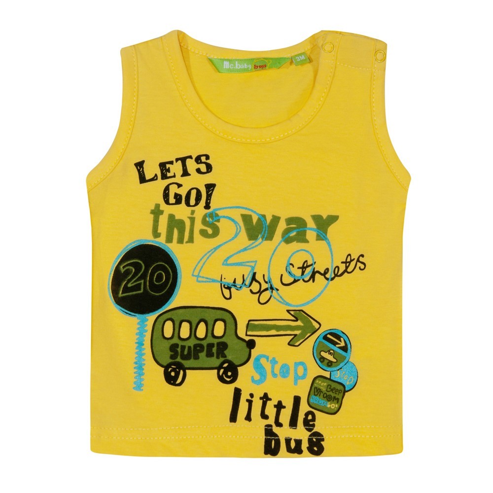 

Майка Losan Mc baby boys (017106303/192) Лимонный M3-62 см