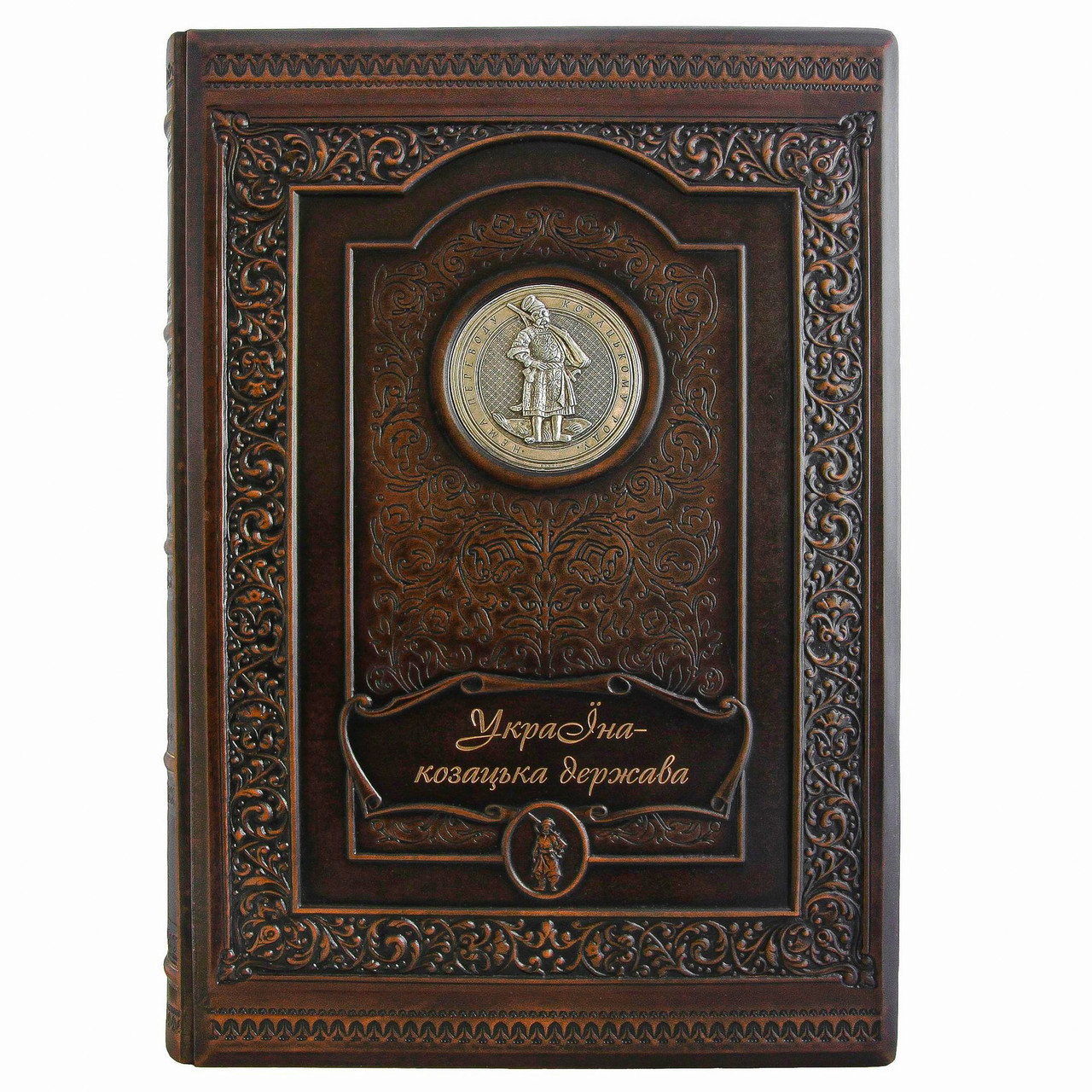 

Книга в кожаном переплёте «Україна-Козацька Держава» от Privilege Handmade