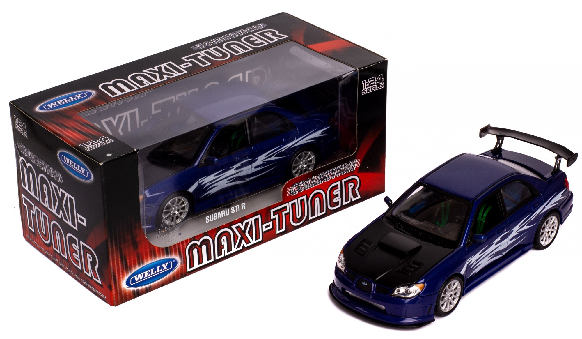 

Модель машины 1:24 SUBARU IMPREZA 2 цвета Welly 22487W синий