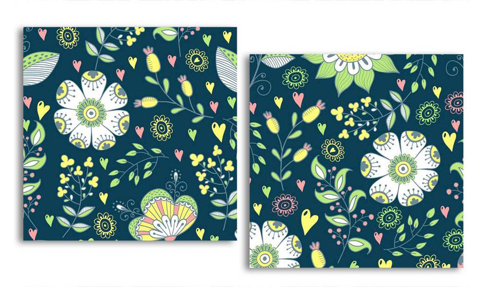 

Модульная картина LaPrint Цветы 200х109 см
