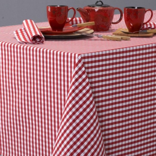 

Скатерть MacroHorizon Клетка PATINIR ROJO с акриловым покрытием водоотталкивающая 138*138 см (MG-TAB-108835)