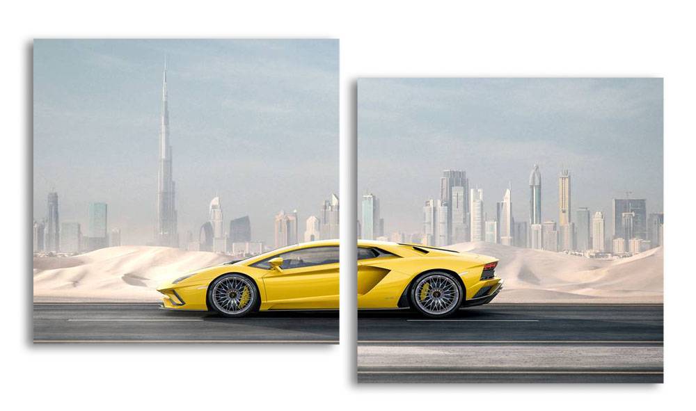 

Модульная картина LaPrint Lamborgini 200х109 см