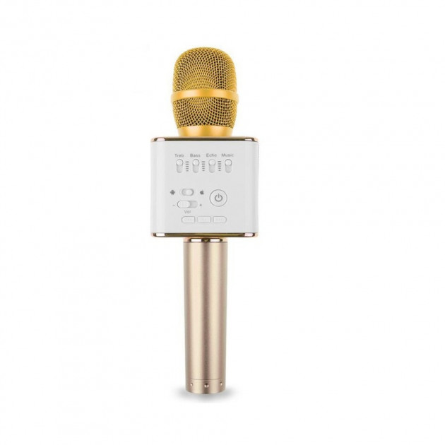 

Беспроводной микрофон для караоке Q9 Pro Gold (M1)