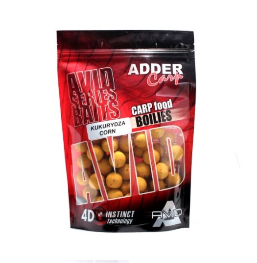 

Бойли Adder AC Boilies AVID Corn 1kg 16mm кукурудза