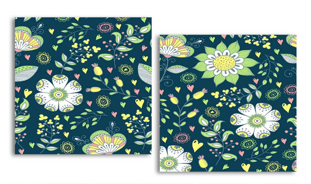 

Модульная картина LaPrint Цветы 200х109 см