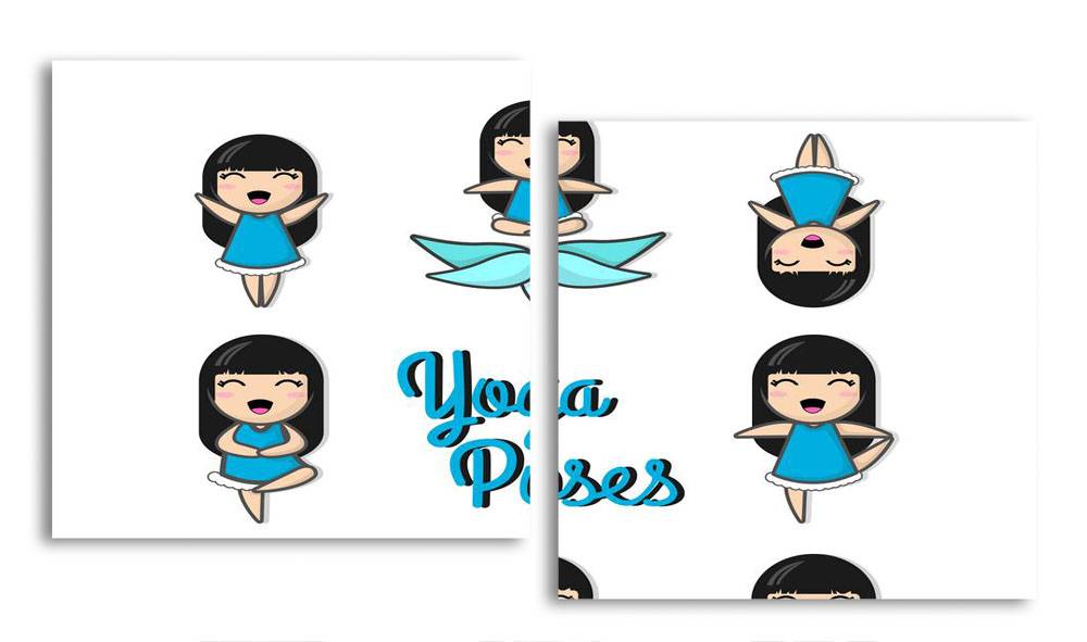 

Модульная картина LaPrint Йога 200х109 см