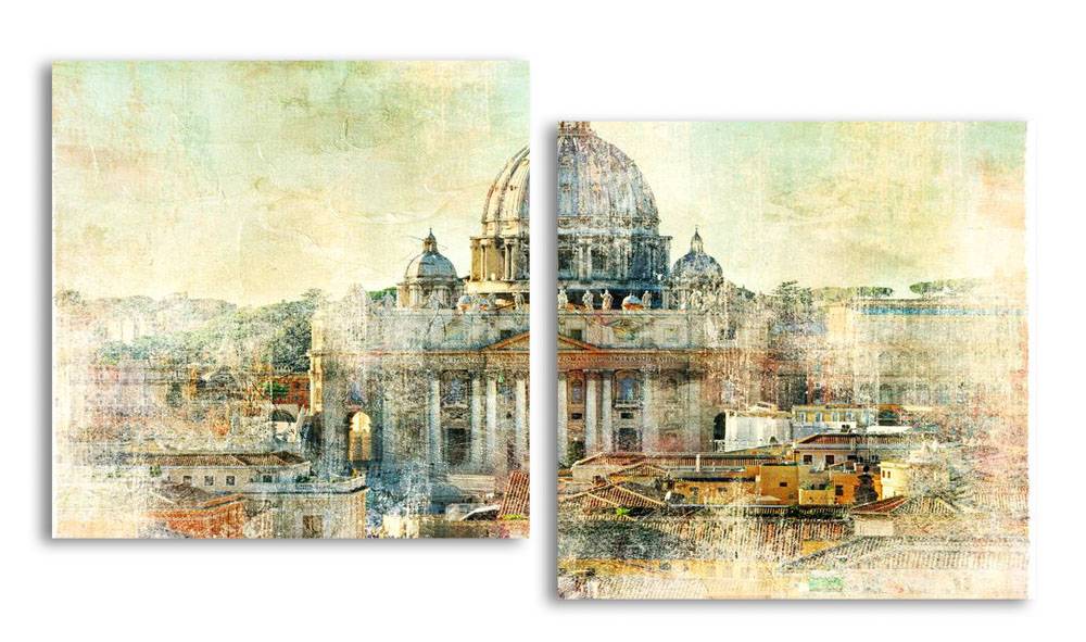 

Модульная картина LaPrint Винтаж 200х109 см