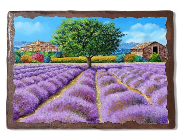 

Картина под старину на дереве "Поле в Провансе" 40*50 см (STD-0012290-1)