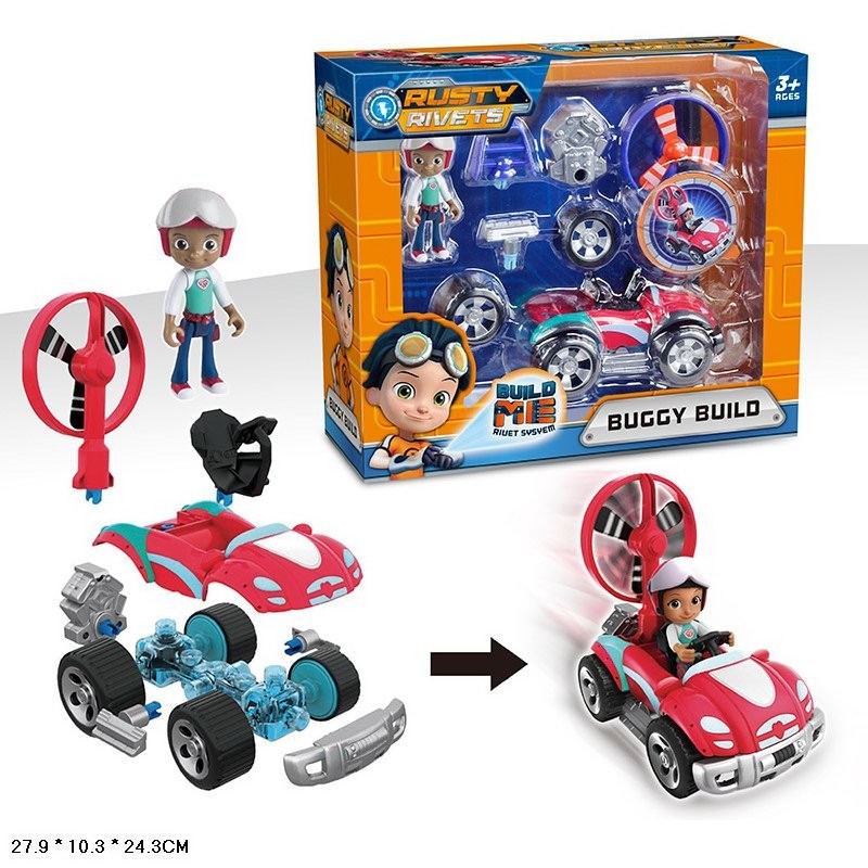 

Игровой набор Play Toy Blaster Tank "Rusty Rivets" Лиам (Расти Механик)