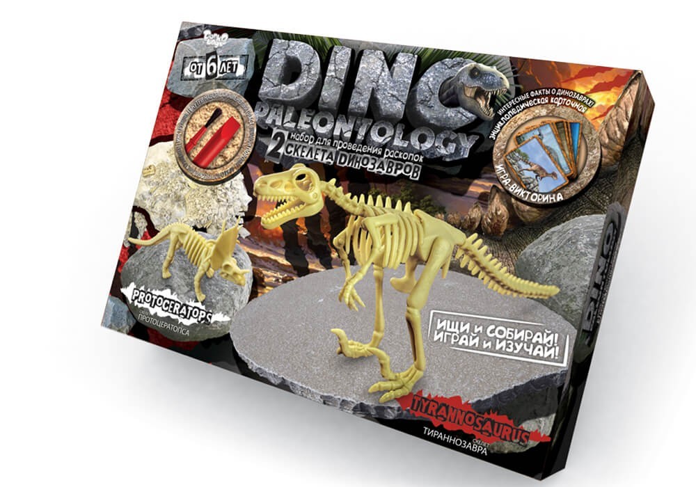 

Раскопки динозавров Danko toys Тиранозавр и Протоцератопс