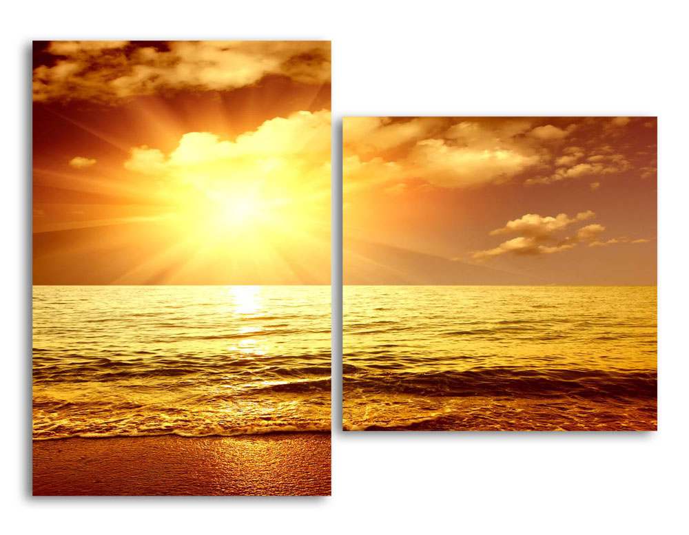 

Модульная картина LaPrint Закат над океаном 200х145 см
