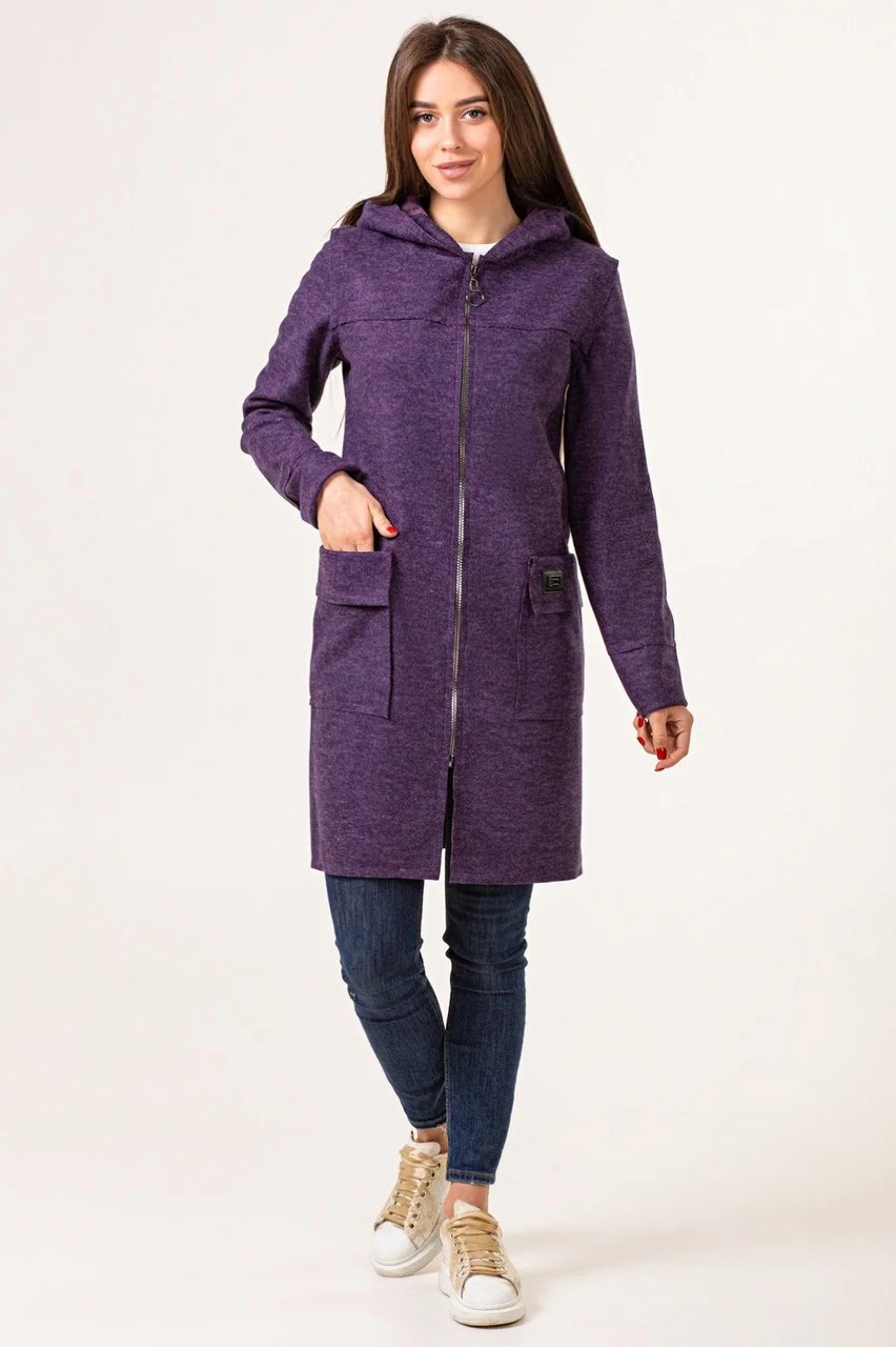 

Женский кардиган UF-Fashion 1837-48 фиолетовый