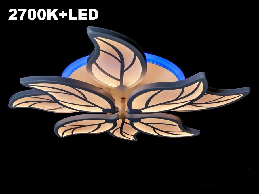 

Потолочная LED люстра Diasha с регулировкой освещения 135 Вт пульт ДУ 8028/4+4wh led dimmer-2.4g
