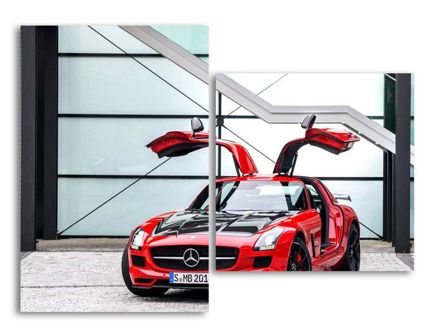

Модульная картина LaPrint Mercedes 200х145 см