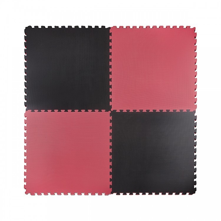 

Мат-пазл (ласточкин хвост) Mat Puzzle EVA 100 x 100 x 2 cм Black/Red