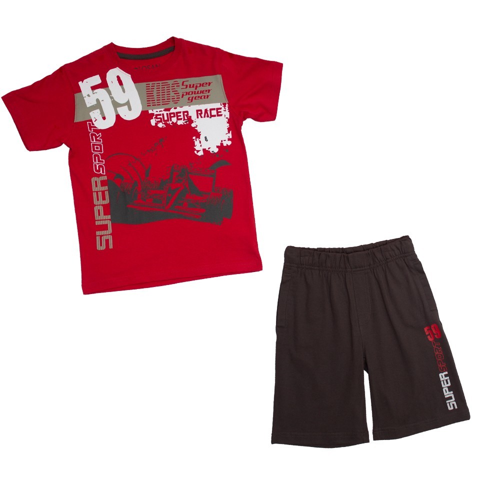 

Костюм : Футболка и шорты Losan Kids boys (315-8003AC/51) Красный 5 Years-110 см