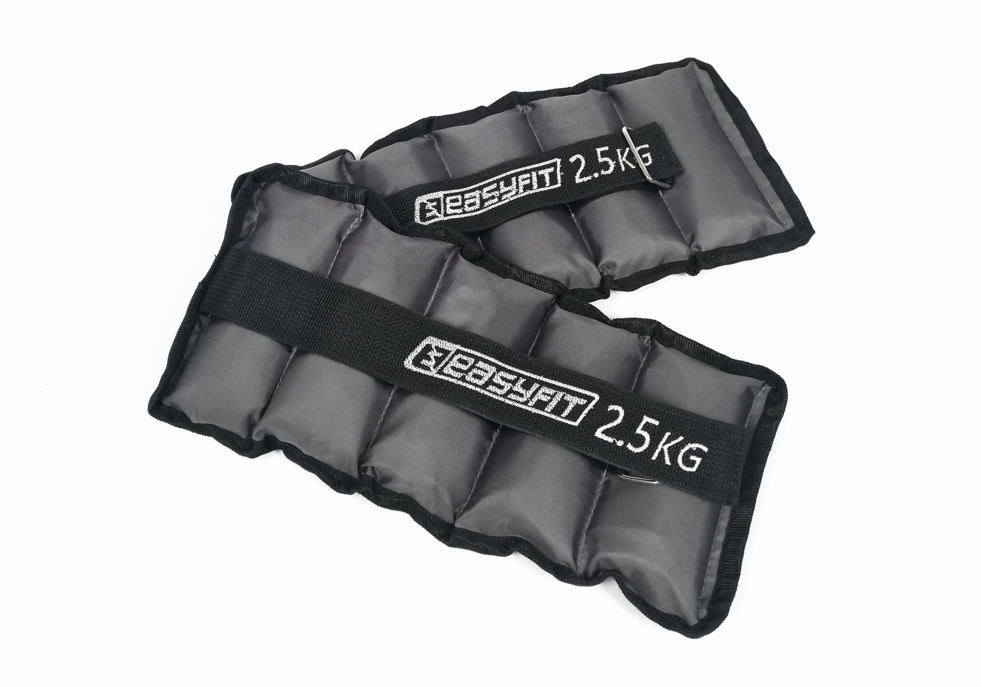 

Утяжелители для фитнеса EasyFit 2.5 кг 2шт черные наполнение стальная гранула EF-AWTМ-250