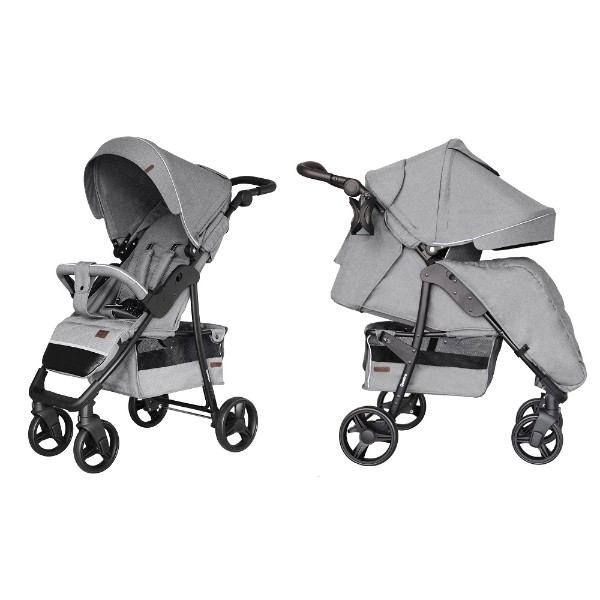 

Коляска прогулочная Carrello Quattro CRL-8502/3 + москитка (shark grey)