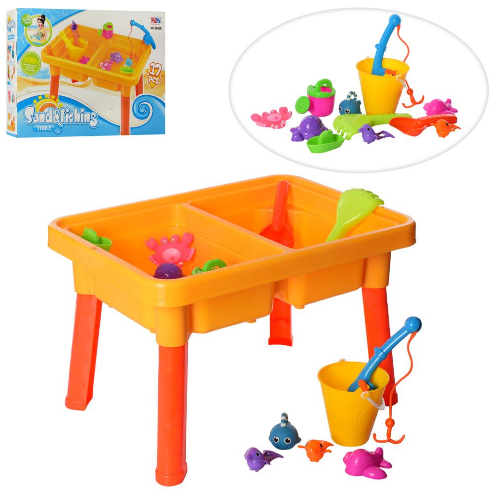 

Детский игровой набор Столик-песочница магнитная рыбалка A-Toys 8806B