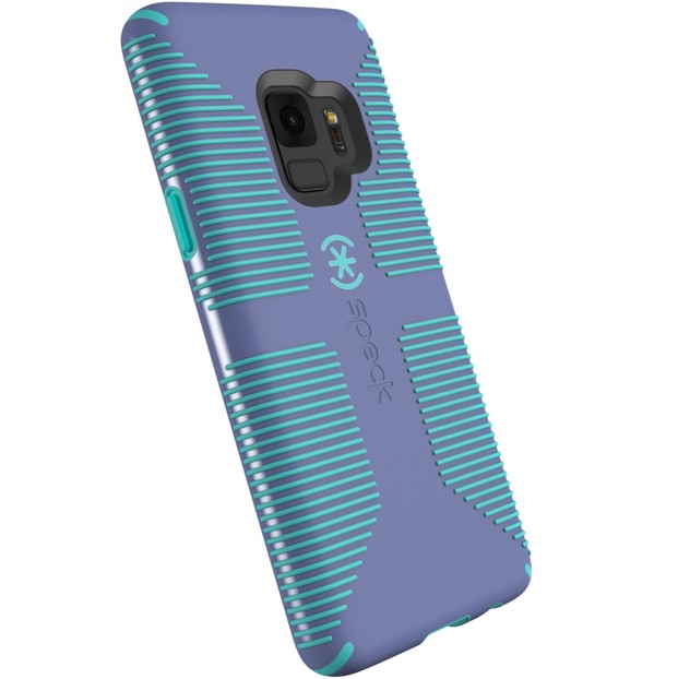 

​Противоударный чехол бампер Speck CandyShell Grip Samsung Galaxy S9 G960 Wisteria Purple/Mykonos Blue