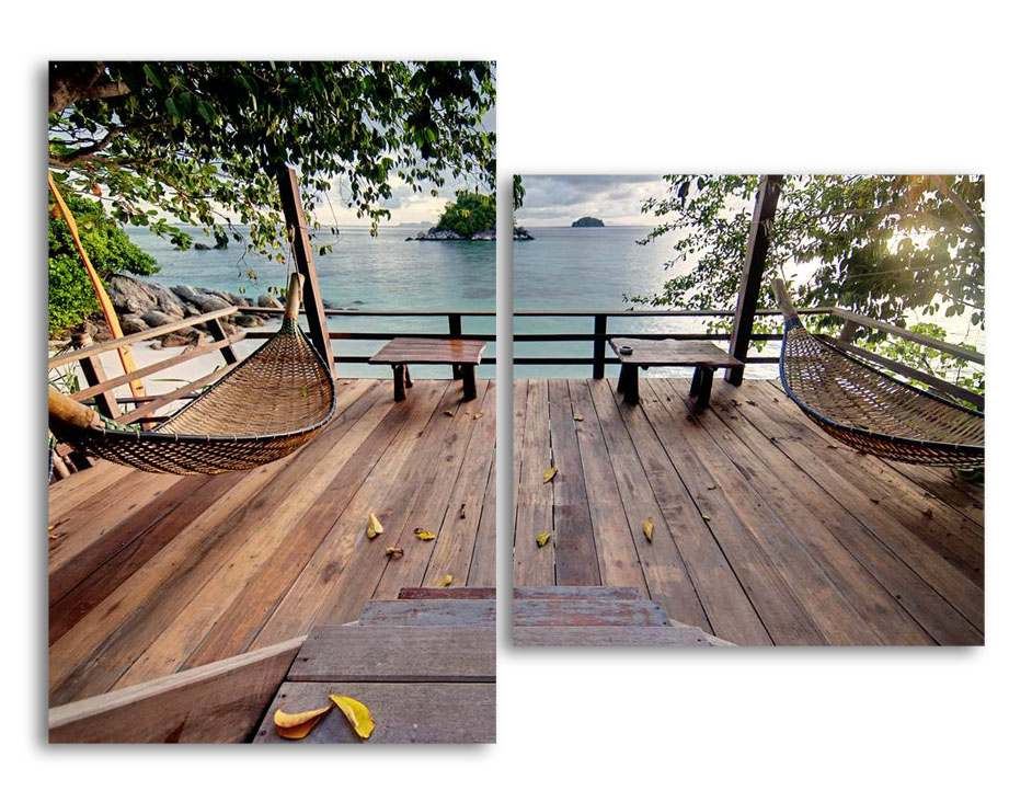 

Модульная картина LaPrint Терраса 200х145 см