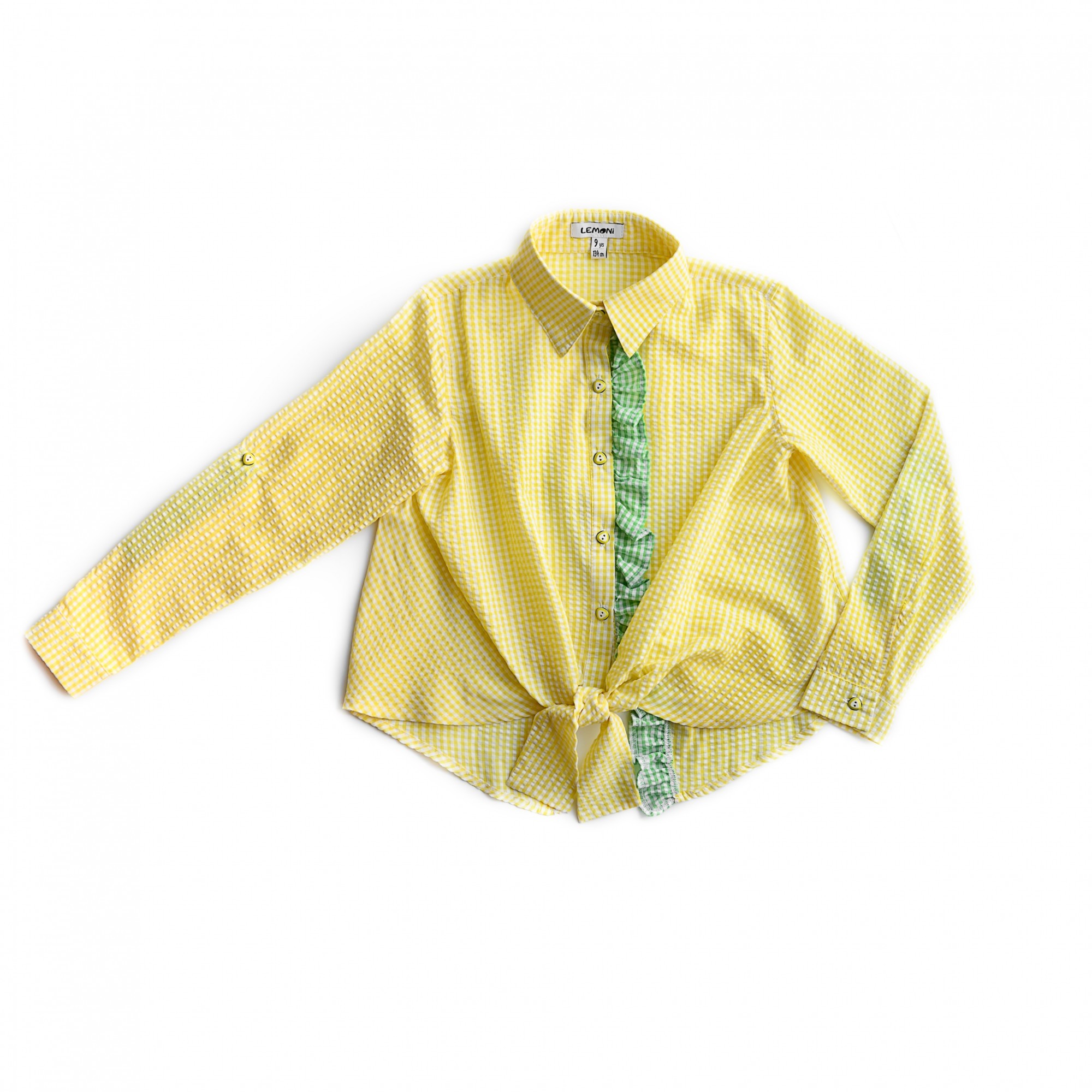 

Рубашка Lemoni 140 см YELLOW MOOD Green 9829