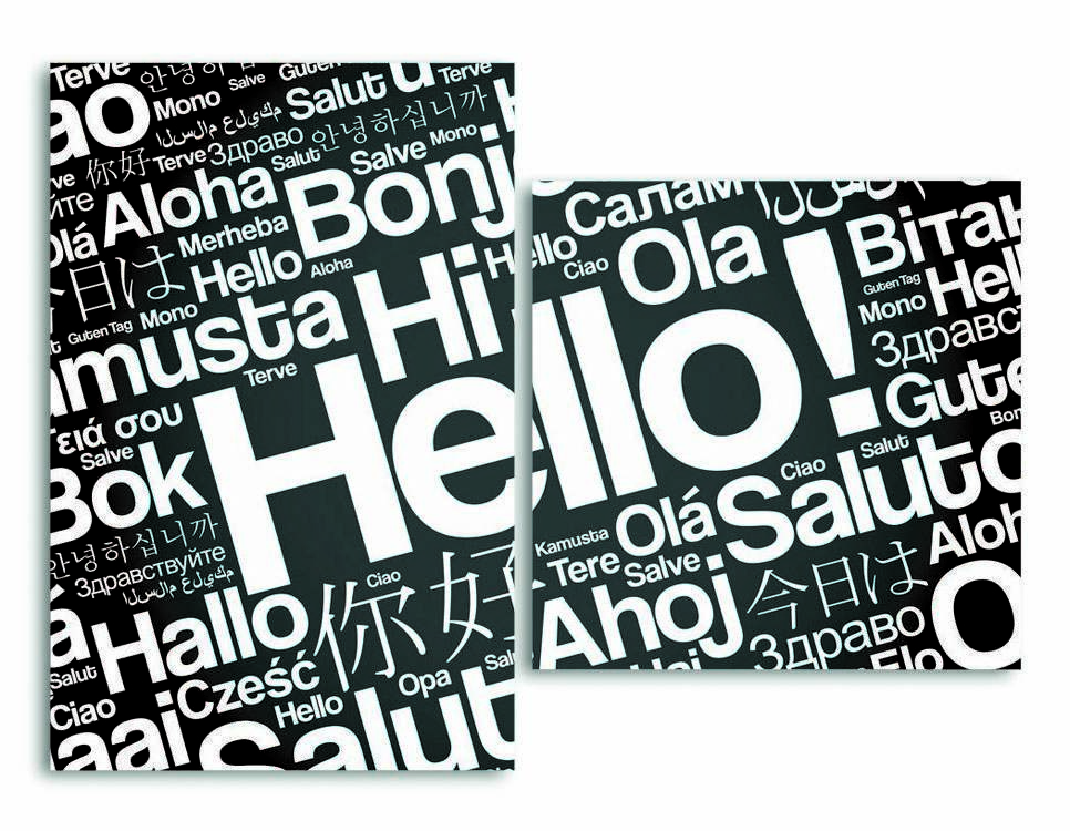 

Модульная картина LaPrint Hello 200х145 см