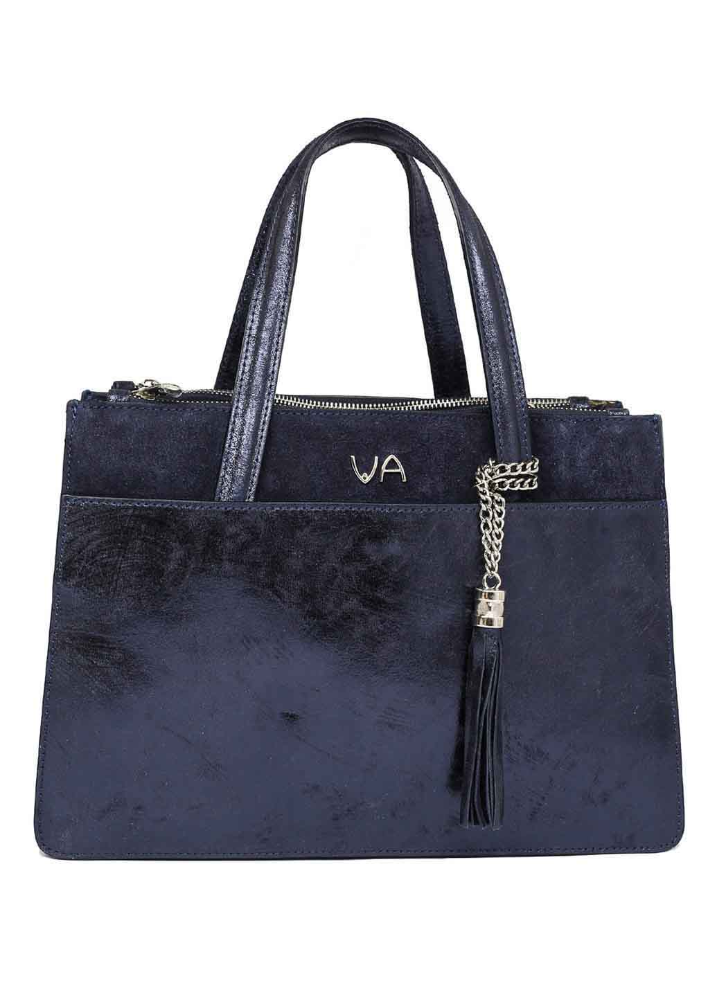 

Деловая Сумка Italian Bags 10267_blue Кожаная Синий