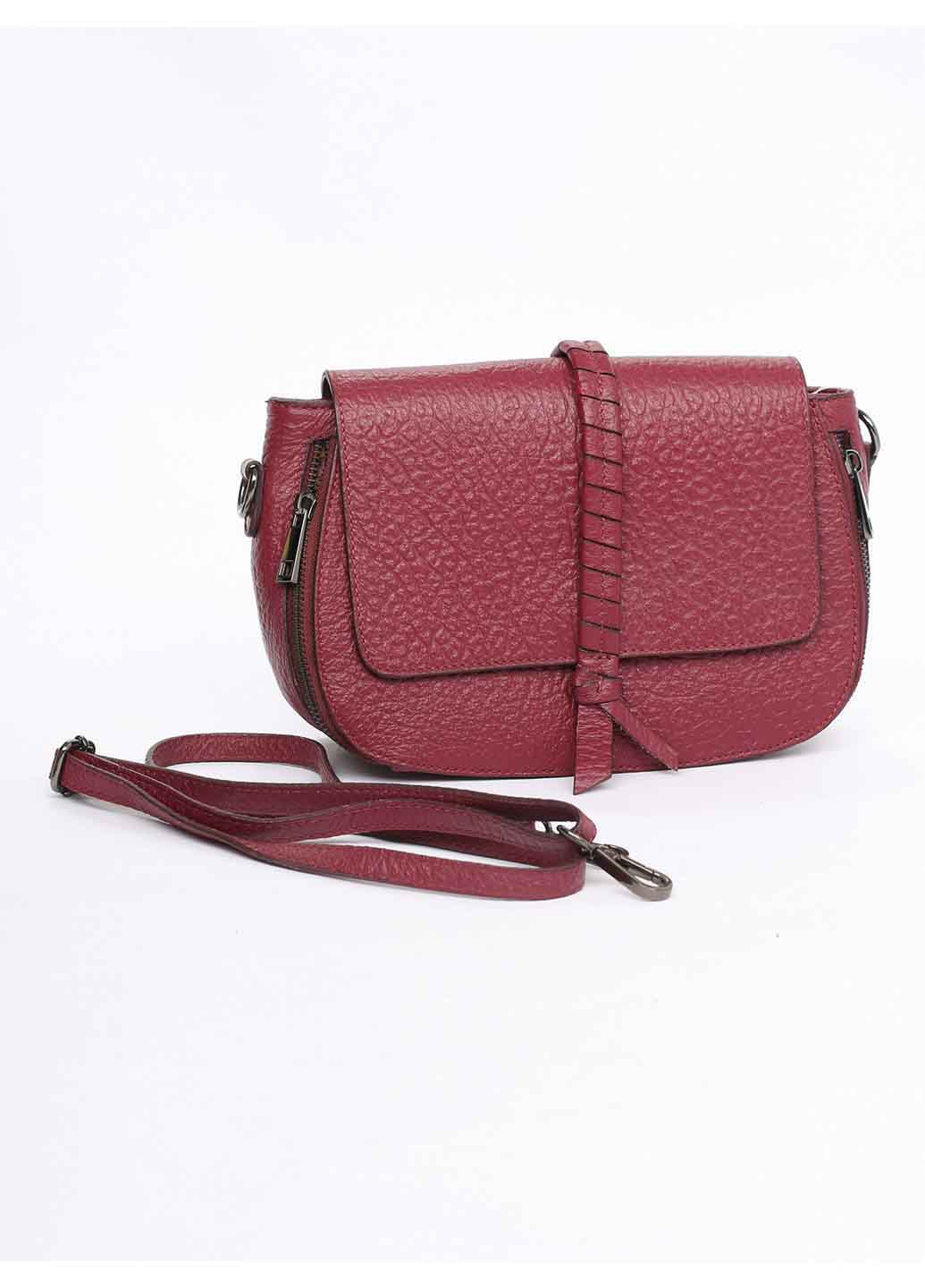 

Сумка На Каждый День Italian Bags 10194_bordo Кожаная Бордовый