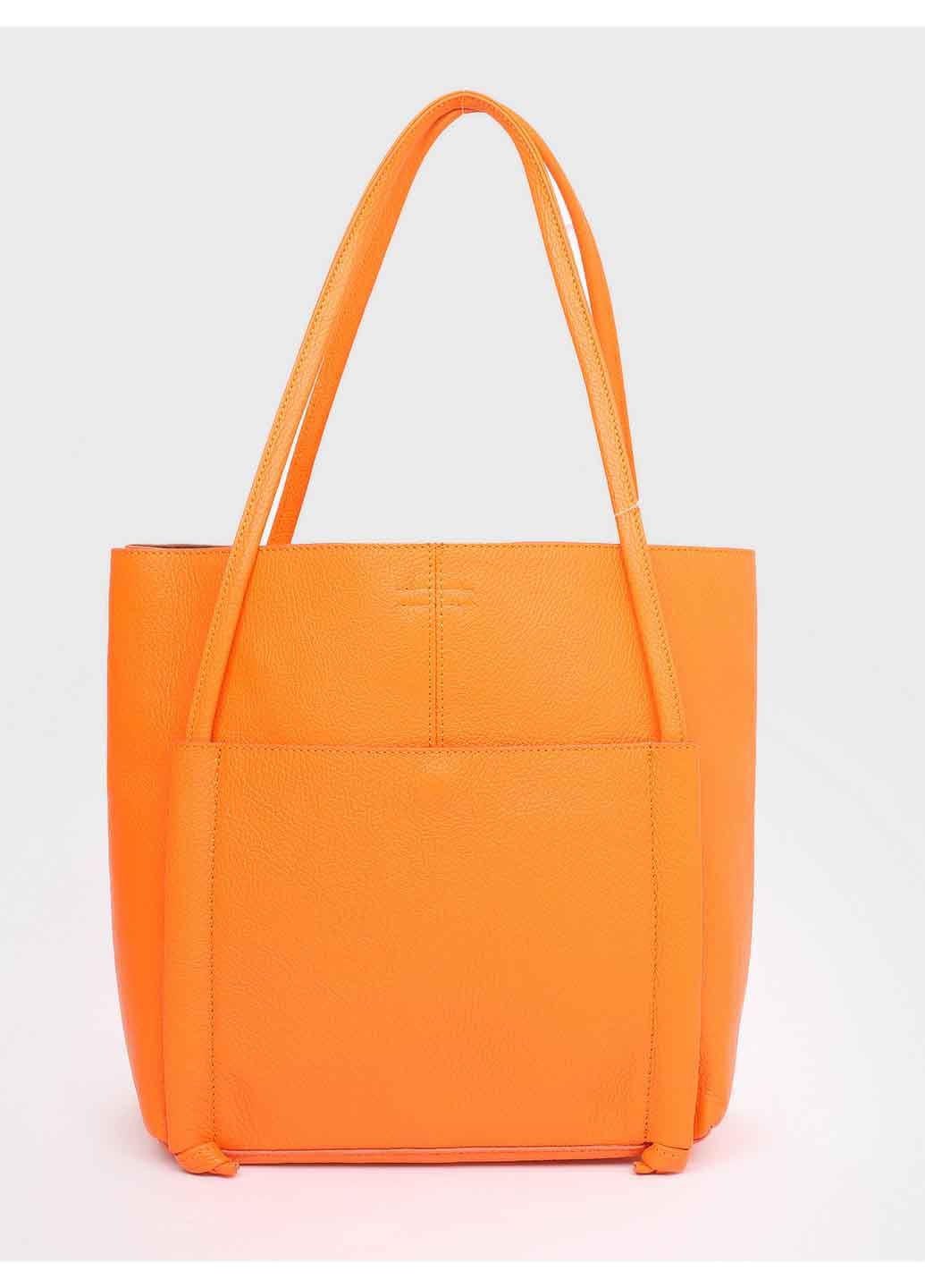 

Сумка На Каждый День Italian Bags 10123_orange Кожаная Оранжевый
