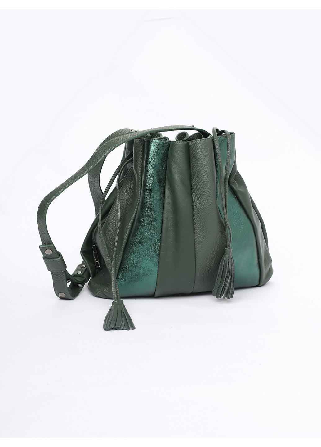 

Сумка На Каждый День Italian Bags 10169_green Кожаная Зеленый