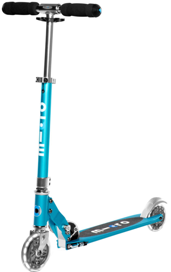 

Самокат Micro Mobility System серии Sprite LED – Голубой океан (SA0210)