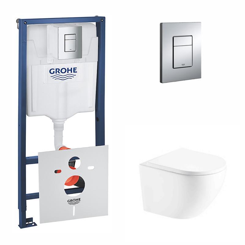 

Набор инсталляция 4 в 1 Qtap Grohe Rapid SL унитаз с сиденьем Robin (38772001QT1333046ENRW)