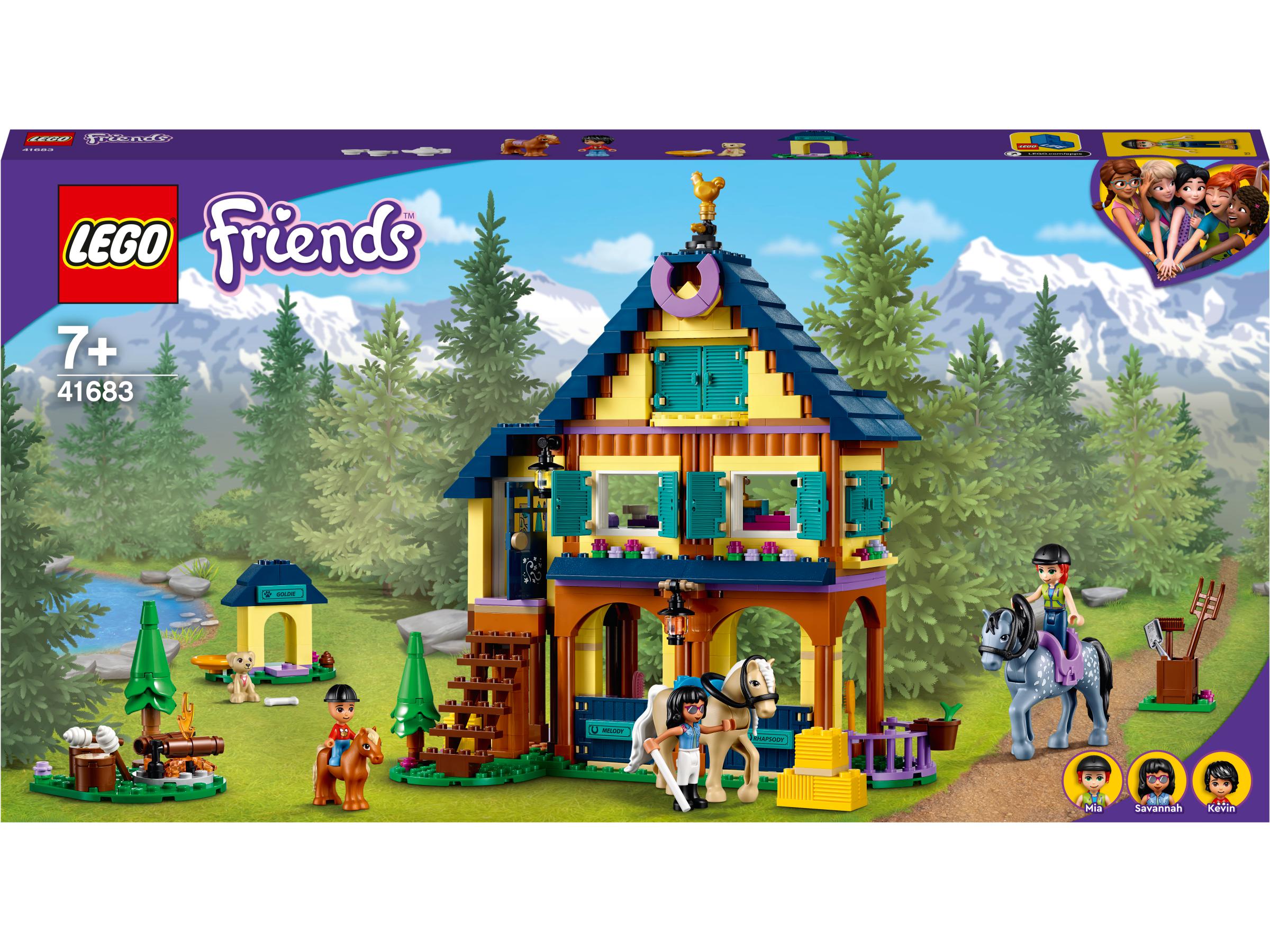 

Конструктор LEGO Friends Лесной клуб верховой езды 511 деталей (41683)