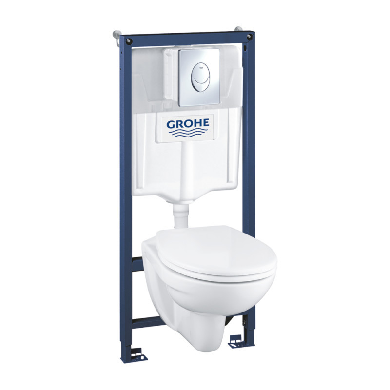 

Инсталляция с унитазом Grohe Solido Compact комплект 4 в 1 39400000 (39400000)