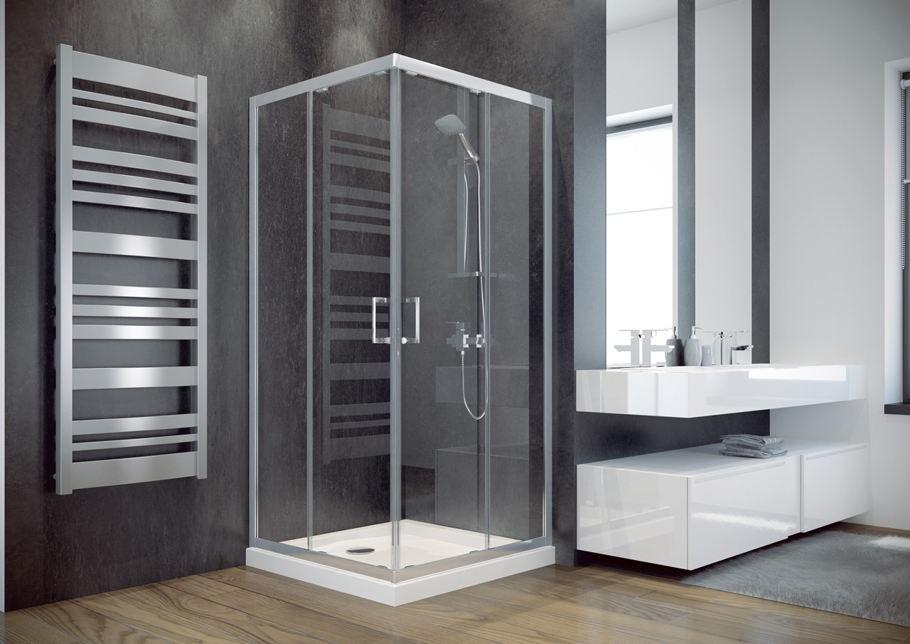 

Кабіна душова Besco MODERN mrozone 90x90x185 профіль хромований (MP-90-185-M)