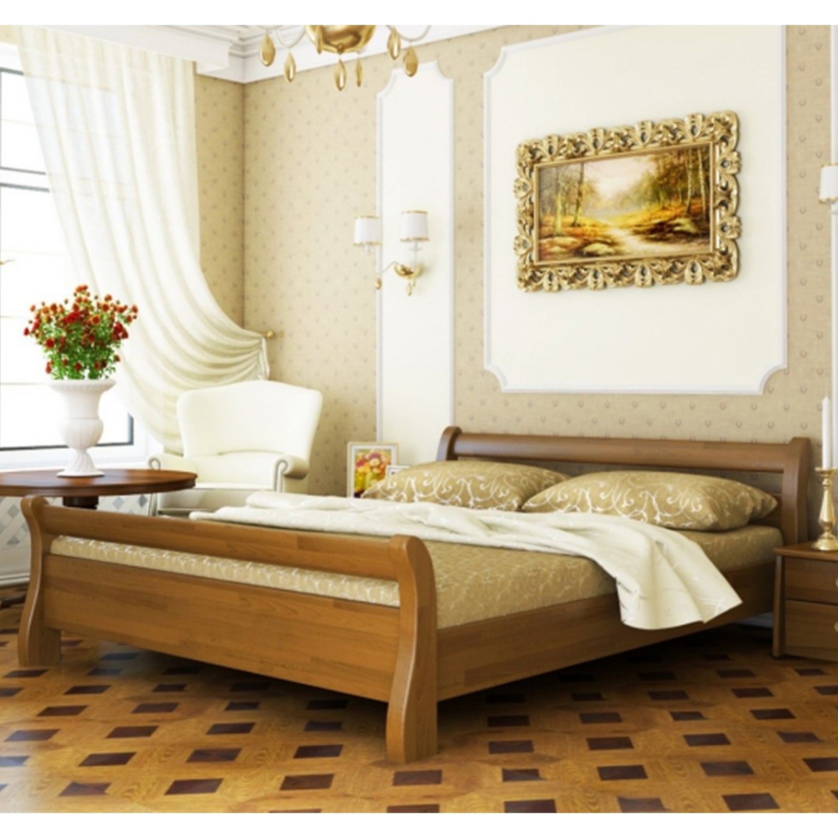 

Кровать Диана Светлый орех 120х200 см 21104_38