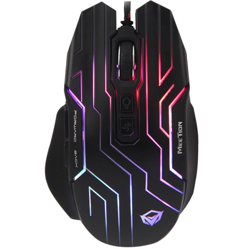 

Проводная игровая мышка Meetion MT-GM22 Black