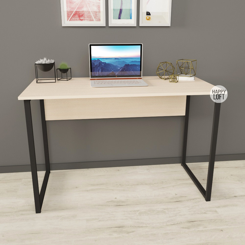 

Компьютерный стол LoftMLT S101 75x120x60 ЛДСП Дуб Шамони Светлый 16мм