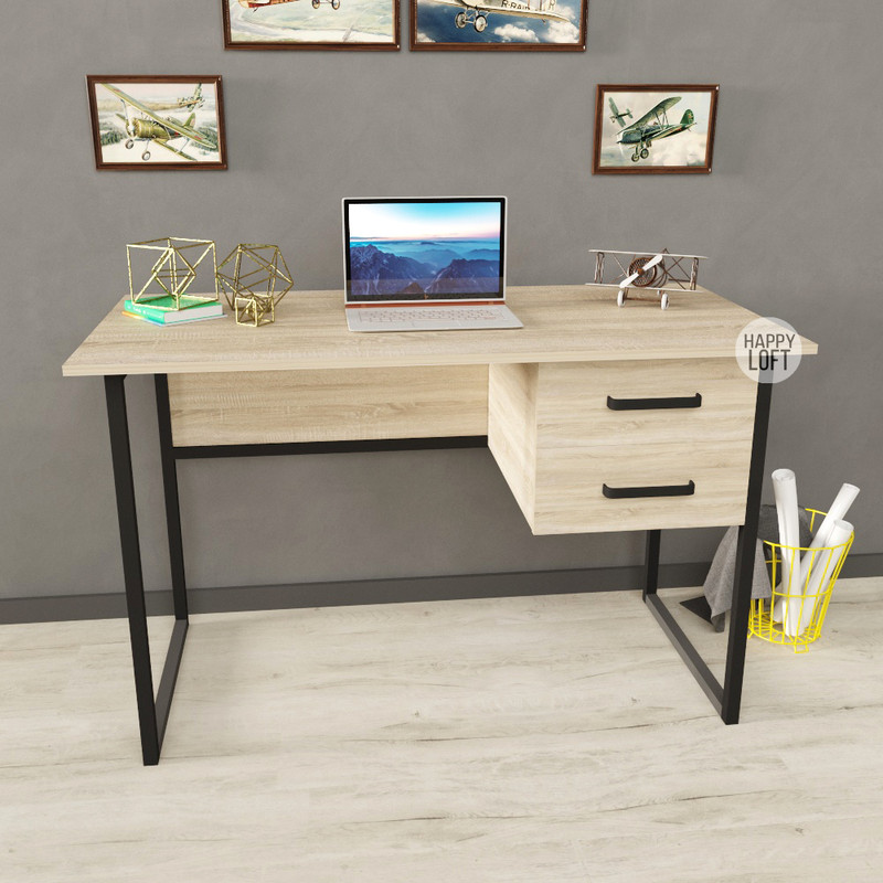 

Компьютерный стол LoftMLT S102 75x140x60 ЛДСП Дуб Сонома 16мм