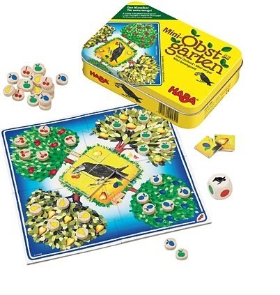 

Настольная развивающая игра "Мини Фруктовый сад" (от 3х лет) Haba Германия