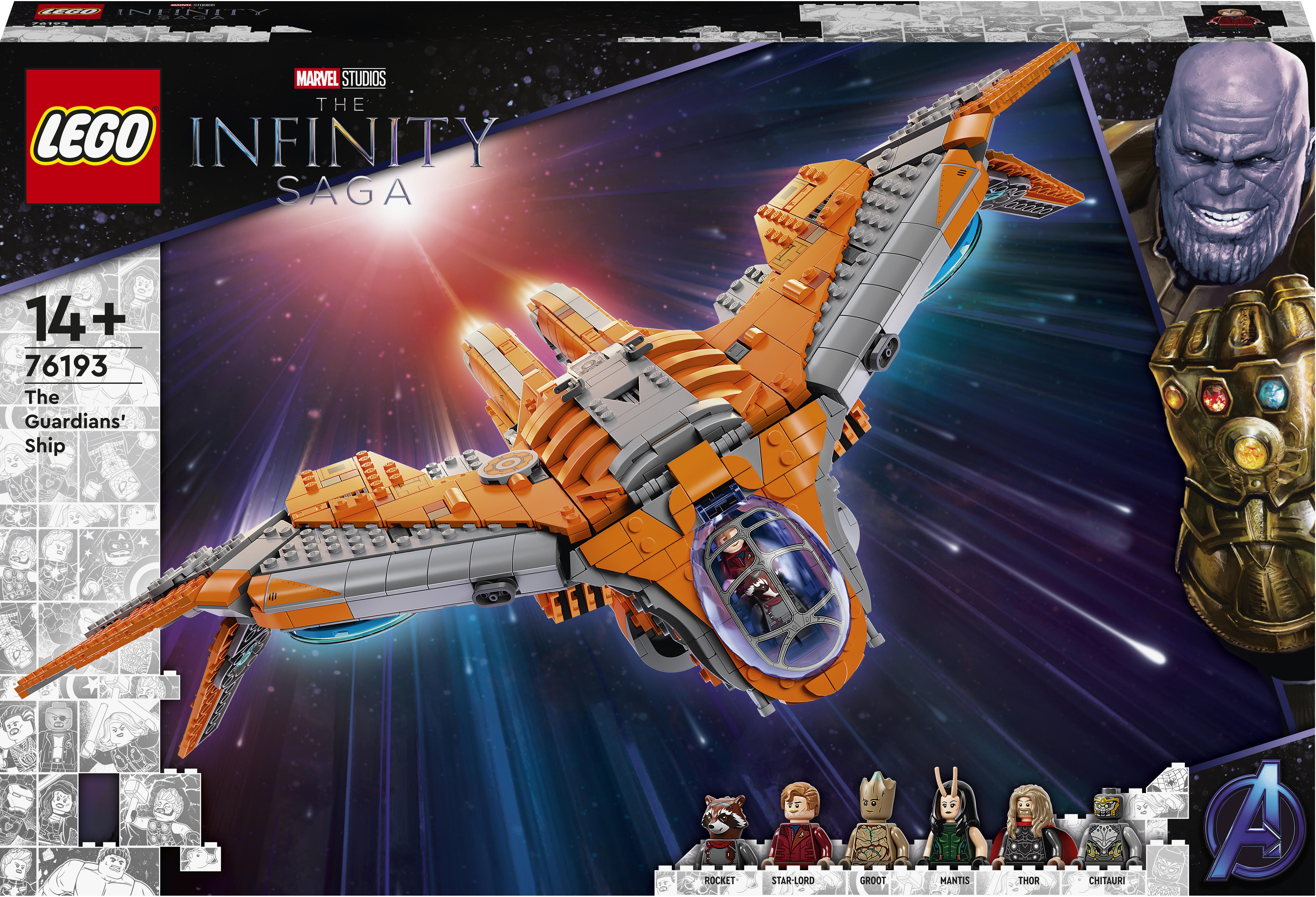 

Конструктор LEGO Super Heroes Marvel Корабль Стражей 1901 деталь (76193)