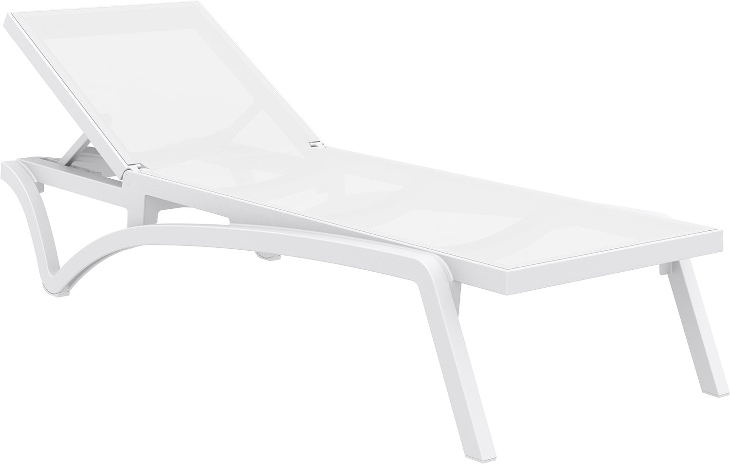 

Шезлонг садовый Siesta Pacific White / White