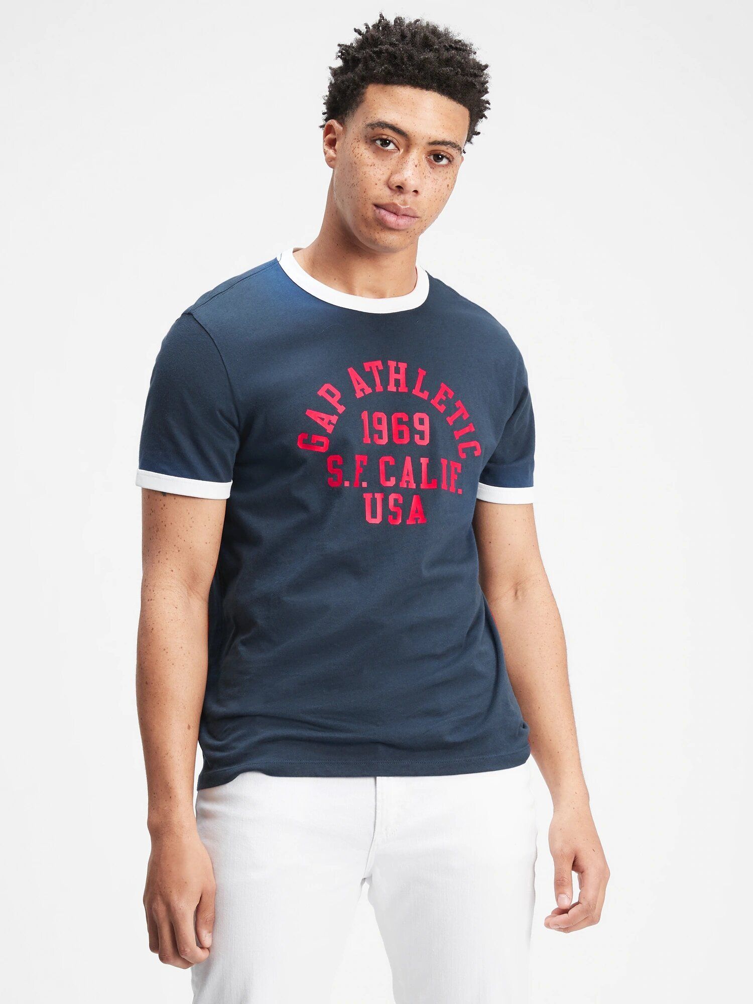 

Футболка GAP 395507997  Синяя, Футболка GAP 395507997 S Синяя