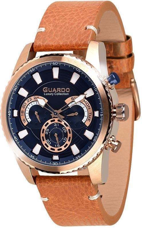 

Мужские часы Guardo S01896 RgBlBr