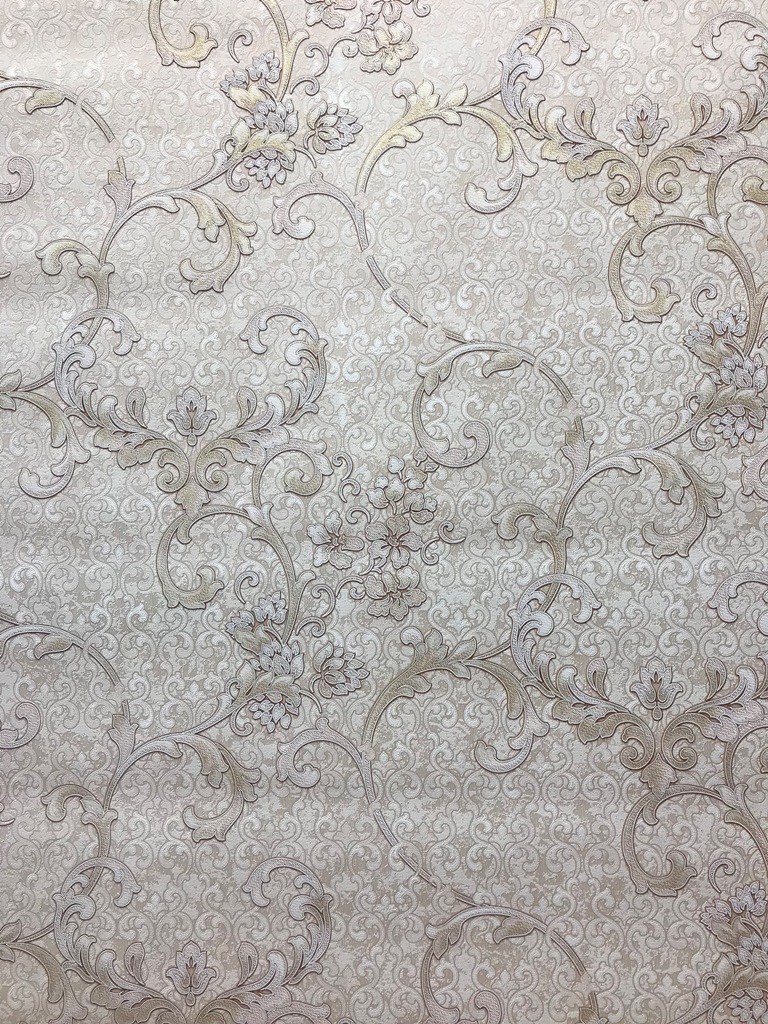 

Обои виниловые на флизелиновой основе LS Флориан бежевые ДХV-1123/3 (1.06х10.05м)