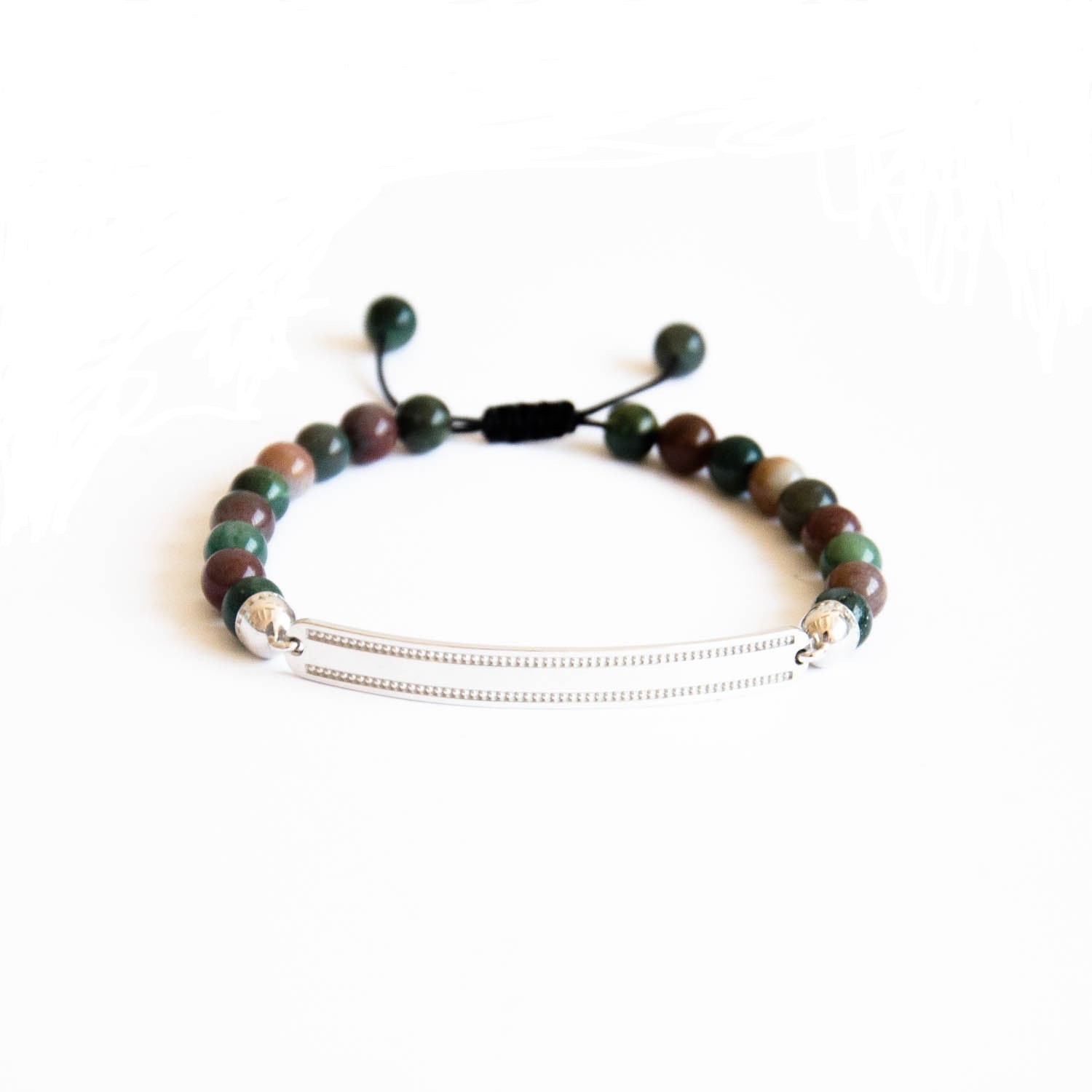 

Браслет TOTEM Adventure Jewelry с серебром и индийским агатом 22 см (0080-05-5)