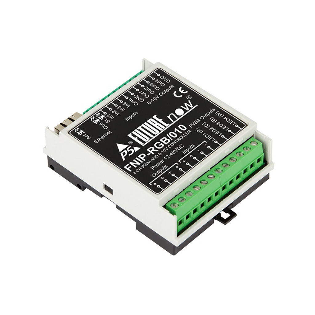 

Контроллер FNIP-RGB/010: 4-канальный светодиодный RGB(W) Ethernet диммер с секцией аналогового вывода (art.239266)