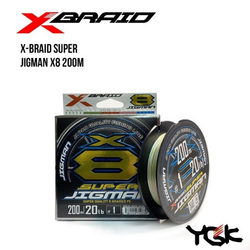 

Шнур плетеный YGK X-Braid Super Jigman X8 200m 2.0 (35lb / 15.86kg) (134835)