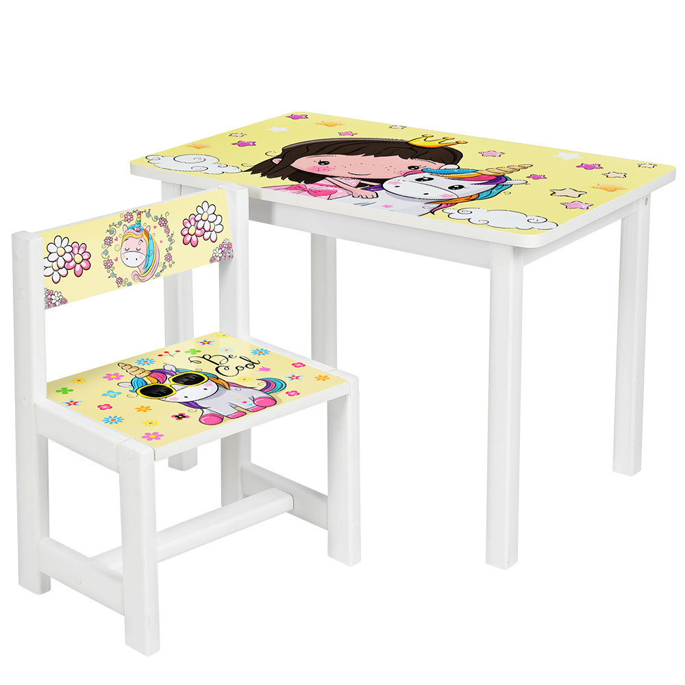 

Столик Bambi Принцесса и единорог BSM1-31 White / Yellow (BSM1)